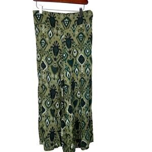 Meena Mahal Poetic Threads Womens Pants Sz S/M Wide Leg Flowy Beach Boho Resort